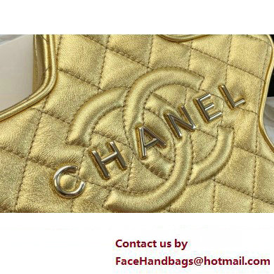 Chanel Lambskin  &  Gold-Tone Metal Star Handbag AS4579 Metallic Gold 2023